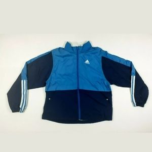 Adidas Women's Medium Full Zip Vintage Windbreaker